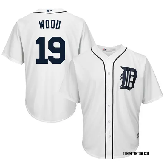 Travis Wood Detroit Tigers Youth Authentic Cool Base Home 
